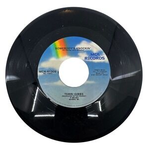 Terri Gibbs Somebody's Knockin' / Some Days It Rains All Night Long 7" Single